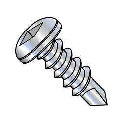 1/4-14X1 1/2 Square Recess Pan Self Drilling Screw Full Thread Zinc (Pack Qty 1,000) BC-1424KQP