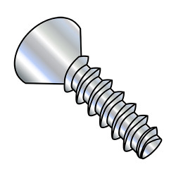 1/4-10X1 Phillips Flat Thread Rolling Screws 48-2 Fully Threaded Zinc And Wax (Pack Qty 3,000) BC-1416LPF