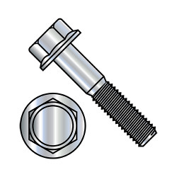 M10-1.5X16 DIN 6921 Class 8 Point 8 Metric Flange Bolt Screw Non Serrated Zinc Rohs (Pack Qty 500) BC-M1016BF8
