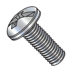 1/4-20X1 1/2 Combination (Phil/Slotted) Pan Head Machine Screw Fully Threaded Zinc (Pack Qty 1,000) BC-1424MCP