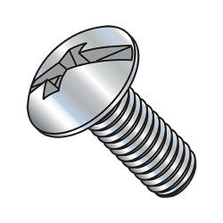 1/4-20X1 1/4 Combination (Phil/Slotted) Full Contour Truss Head Machine Screw Full Thread Zinc (Pack Qty 2,000) BC-1420MCT