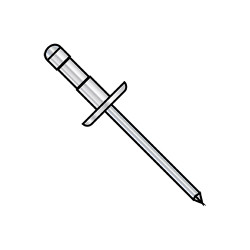 1624-0411 Low Profile Multi Grip Rivet Zinc (Pack Qty 10,000) BC-LS-0411