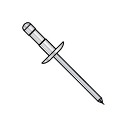 1/8-.031-.187 Large Flange Dome Head Multi Grip Rivet Zinc (Pack Qty 8,000) BC-X-0410Y
