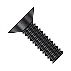 1/4-20X3/4 Phillips Flat 100 Degree Machine Screw Fully Threaded Zinc Black (Pack Qty 4,000) BC-1412MP1BZ