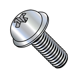 1/4-20X1/2 Phillips Round Washer Head Machine Screw Fully Threaded Zinc (Pack Qty 4,000) BC-1408MPRW