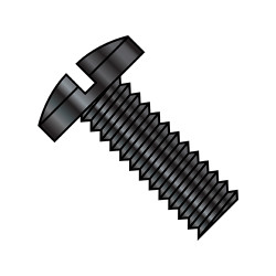 10-32X1/2 Slotted Binding Undercut Machine Screw Fully Threaded Black Oxide (Pack Qty 8,000) BC-1108MSBB