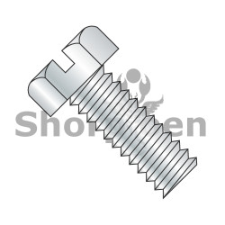 4-40X5/16 Slotted Indented Hex Head Machine Screw Fully Threaded Zinc (Pack Qty 10,000) BC-0405MSH