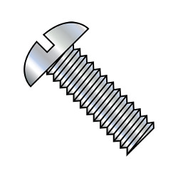 1/2-13X1 1/2 Slotted Round Machine Screw Fully Threaded Zinc (Pack Qty 300) BC-5024MSR