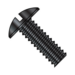 1/4-20X1 1/2 Slotted Truss Machine Screw Fully Threaded Black Oxide (Pack Qty 1,250) BC-1424MSTB