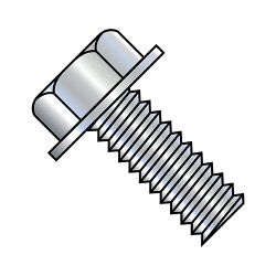 5/16-18X2 1/2 Unslotted Indented Hex Washer Head Machine Screw Fully Threaded Zinc (Pack Qty 500) BC-3140MW
