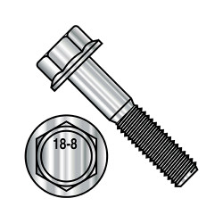 1/2-13X1 1/2 Hex Head Flange Non Serrated Frame Bolt IFI-111 2002 18-8 Stainless Steel (Pack Qty 200) BC-5024BF188