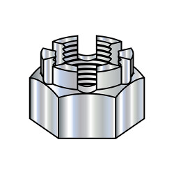 1 1/4-7 Castle Nut Zinc (Pack Qty 20) BC-125NHC
