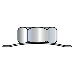 1/4-20 Conical K  Keps Lock Nut Zinc (Pack Qty 5,000) BC-14NKC