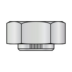 1-8 Stover Alternative Lock Nut Grade B Cad And Wax (Pack Qty 50) BC-100NOB