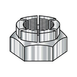 1/2-13 Flex Type Hex Lock Nut Thin Height Light 18-8 Stainless Steel (Pack Qty 50) BC-50NXLTH188