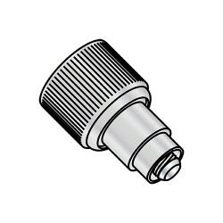 1032X.250X.125 Retractable Captive Panel Fastener Flare In Style Natural Finish (Pack Qty 20) BC-196046