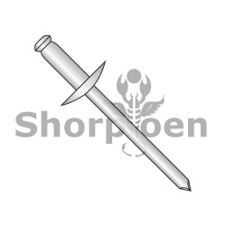 3/16X.37-.50 Large Flange Stainless Steel Rivet With Stainless Steel Mandrel (Pack Qty 2,000) BC-SSDSS68L