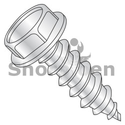 1/4-14X1 1/2 Unslotted Ind Hex Washer 7/16 A/F Self Tap Screw Type A B Full Thread Zinc (Pack Qty 1,250) BC-142407ABW