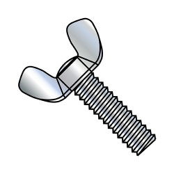1/4-20X1 1/2 Light Series Cold Forged Wing Screw Full Thread Type A Zinc (Pack Qty 200) BC-1424WA