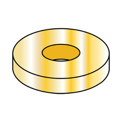 #10 S A E Flat Washer Zinc Yellow (Pack Qty 25 LBS) BC-10WSAEY