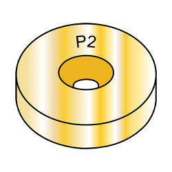 1 INCH Thick Heavy Duty Thru Hardened U S S Washer Zinc Yellow Made In USA (Pack Qty 300) BC-100WUSSTH