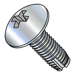 1/4-20X1 1/2 Phillips Truss Thread Cutting Screw Type 1 Fully Threaded Zinc (Pack Qty 1,250) BC-14241PT