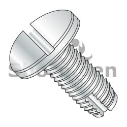 4-40X1/4 Slotted Pan Thread Cutting Screw Type 1 Fully Threaded Zinc (Pack Qty 10,000) BC-04041SP