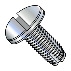 1/4-20X1/2 Slotted Pan Thread Cutting Screw Type 1 Fully Threaded Zinc (Pack Qty 4,000) BC-14081SP
