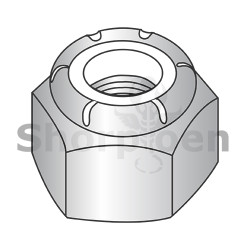 M6-1.0 Metric Din 982 Hex Nylon Insert Locknut High Type A4 Stainless Steel (Pack Qty 3,000) BC-M6D982A4