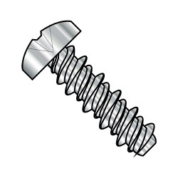 1/4-15X1 1/2 PHILLIPS PAN HIGH LOW SCREW FULLY THREADED 410 STAINLESS STEEL (Pack Qty 625) BC-1424HPP410