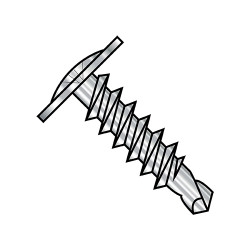 10-16X1 1/2 Phillips Modified Truss Head Full Thread Self Drill Screw 410 Stainless Steel (Pack Qty 1,500) BC-1024KPM410