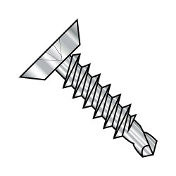 1/4-14X1 1/2 Phillips Flat Undercut Full Thread Self Drilling Screw 18 8 Stainless Steel (Pack Qty 400) BC-1424KPU188