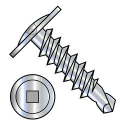 10-16X1 1/4 Square Recess Modified Truss Head Self Drilling Screw Full Thread Zinc (Pack Qty 4,000) BC-1020KQM