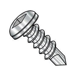 1/4-14X1 1/2 Square Pan Self Drilling Screw Full Thread 18-8 Stainless Steel (Pack Qty 500) BC-1424KQP188