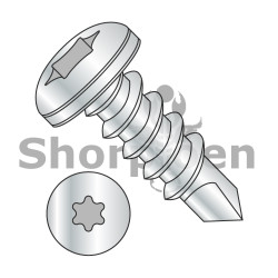 6-20X1/2 6 Lobe Pan Full Thread Self Drilling Screw 18-8 Stainless Steel (Pack Qty 5,000) BC-0608KTP188