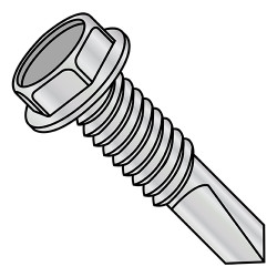 1/4-20X1 1/2 Unslotted Hex Washer Self Drill Machine Full Thread #4Point Zinc 1000hours Salt Spray (Pack Qty 1,000) BC-1424KWMS4HC