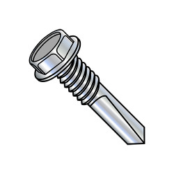 1/4-20X1 1/2 Unslotted Hex washer Self Drilling Screw #5 Point Full Thread Zinc (Pack Qty 1,000) BC-1424KWMS5