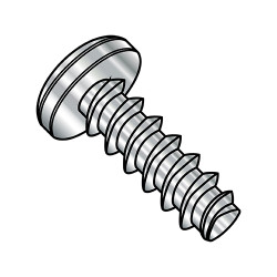 1/4-10X1 1/2 Phillips Pan Thread Rolling Screws 48-2 Fully Threaded 18-8 SS Passivated And Wax (Pack Qty 750) BC-1424LPP188