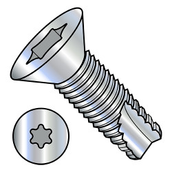10-24X5/8 6 Lobe Flat Thread Cutting Screw Type 23 Fully Threaded Zinc (Pack Qty 8,000) BC-10103TF