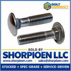 M8-1.25X35 Metric DIN603 Carriage Bolt Partial Thread A4 Stainless Steel (Pack Qty 200) BC-M835D603A4