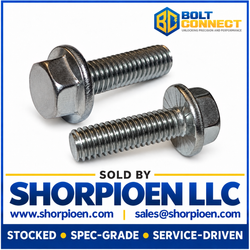 M6-1.0X12 Metric Din 6921 Hex Flanged Washer Serrated Screw Full Thread A2 Stainless Steel (Pack Qty 1,000) BC-M612D6921SA2