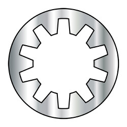 M2 Din 6797 J Metric Internal Tooth Lock Washer A2 18 8 Stainless Steel (Pack Qty 10,000) BC-MD02WIA2