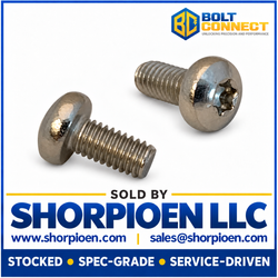 M2-0.4X10 ISO7045 Metric 6 Lobe Pan Head Machine Screw Full Thread 18-8 Stainless Steel (Pack Qty 3,000) BC-MI210MTP188
