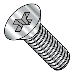 M4-0.7X10 Din 965 Metric Phillips Flat Machine Screw Full Thread A4 Stainless Steel (Pack Qty 5,000) BC-M410MPFA4