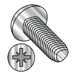 M2.5-0.45X10 Din 7500C Metric Type Z Pan Thread Roll Screw Full Thread 18 8 Stain Steel Pass/Wax (Pack Qty 4,000) BC-M2.510RZP188