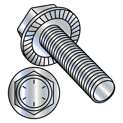 1/2-13X1 1/2 Serrated Hex Flanged Washer Full Thread Grade 8 w/Head Markings Zinc (Pack Qty 300) BC-5024MWW8Z