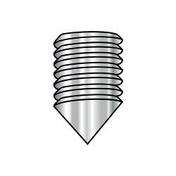 1/2-13X1 1/2 Coarse Thread Socket Set Screw Cone Point Imported 18 8 Stainless Steel (Pack Qty 100) BC-5024SSNI188