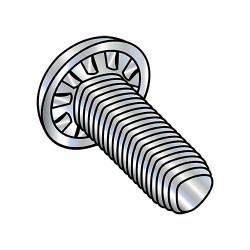 10-24X1/2 Phil Pan Internal Tooth washer Thread Roll Full Thread Zinc Wax (Pack Qty 5,000) BC-1008RIPP