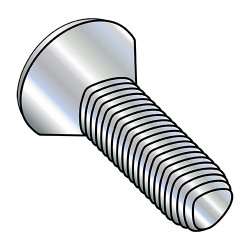 4-40X3/8 Phillips Oval Thread Rolling Screws Thread Rolling Screw Full Thread Zinc & Wax (Pack Qty 10,000) BC-0406RPO