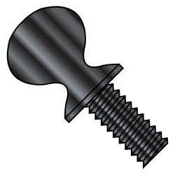 1/4-20X1 1/2 Thumb Screw With Shoulder Full Thread Black Oxide and Oil (Pack Qty 600) BC-1424TSB